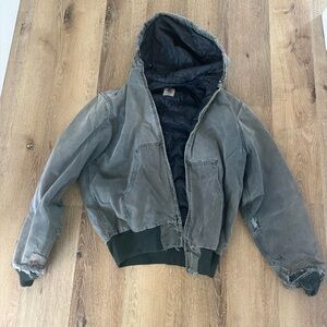 Vintage Carhartt Faded Gray Jacket